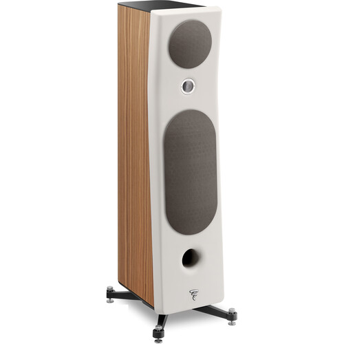 Focal Kanta N3, 3-way floor-standing speaker (Walnut High Gloss - Ivory Mat) - Image 2