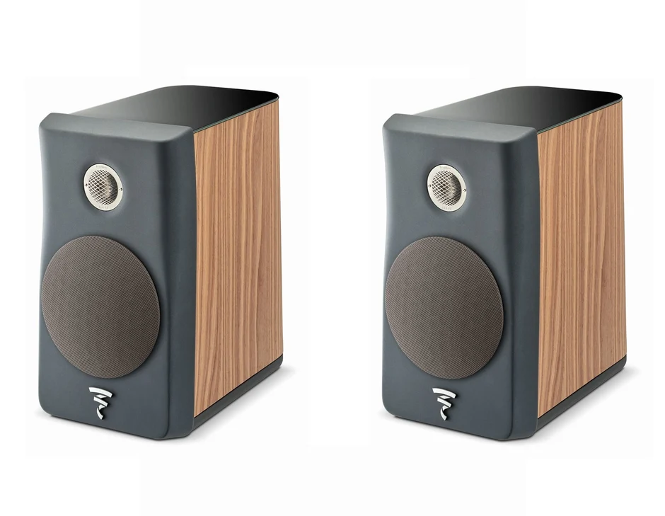 Focal Kanta N1, 2-way bookshelf speaker(Walnut High Gloss - Black Mat) - Image 2