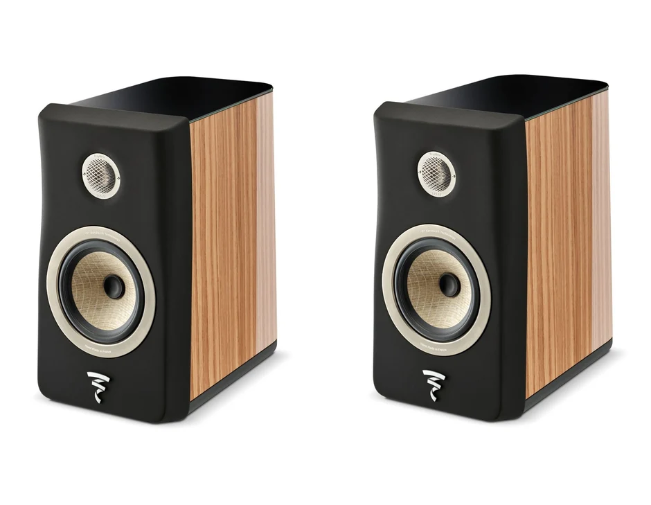 Focal Kanta N1, 2-way bookshelf speaker(Walnut High Gloss - Black Mat) - Image 3