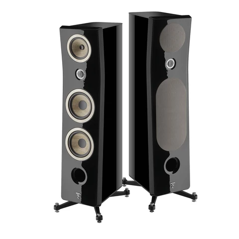 Focal Kanta N°3, 3-way floor-standing speaker (Black High Gloss - Black Mat) - Image 2
