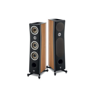 Focal Kanta N°2, 3-way floor-standing speaker (Walnut High Gloss - Black Mat)