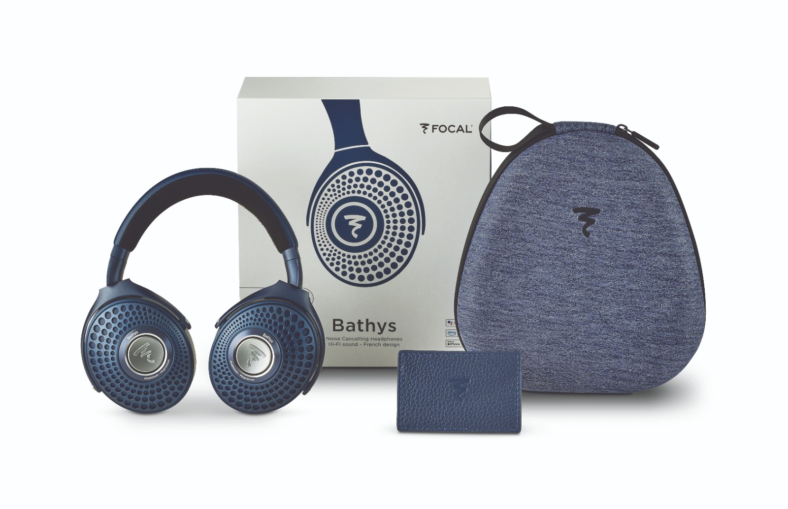 Focal Bathys Midnight Blue Limited Edition Hi-Fi Bluetooth Wireless Over-Ear Headphones with Active Noise Cancellation | Premium French Audiophile Headphones - Image 2