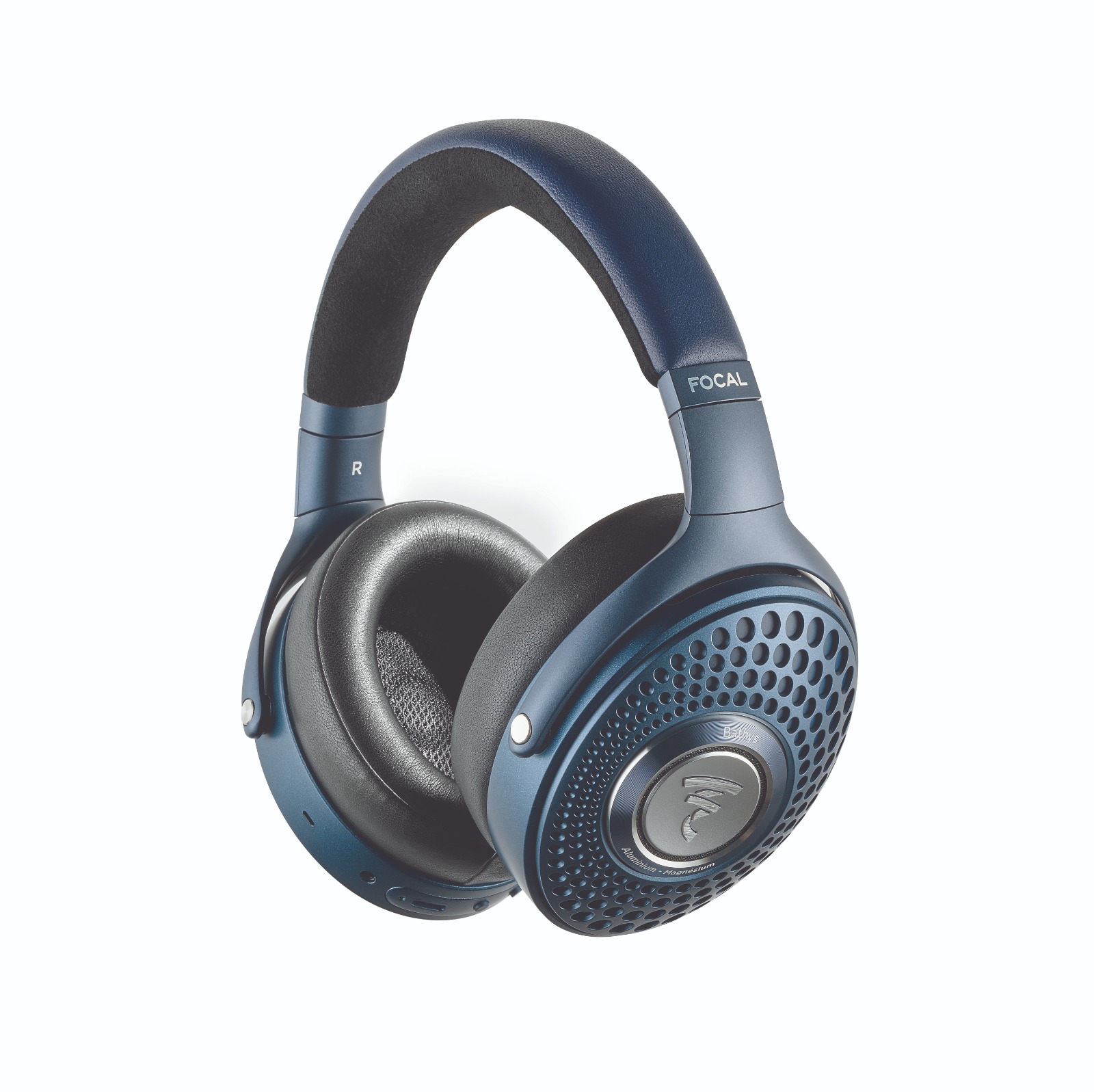 Focal Bathys Midnight Blue Limited Edition Hi-Fi Bluetooth Wireless Over-Ear Headphones with Active Noise Cancellation | Premium French Audiophile Headphones